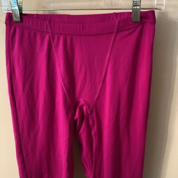 COLUMBIA YOUTH LARGE 14 16 FUCHSIA OMNI HEAT MIDWEIGHT BASELAYER TIGHTS - Picture 5 of 8
